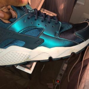 Blue Nike Huaraches